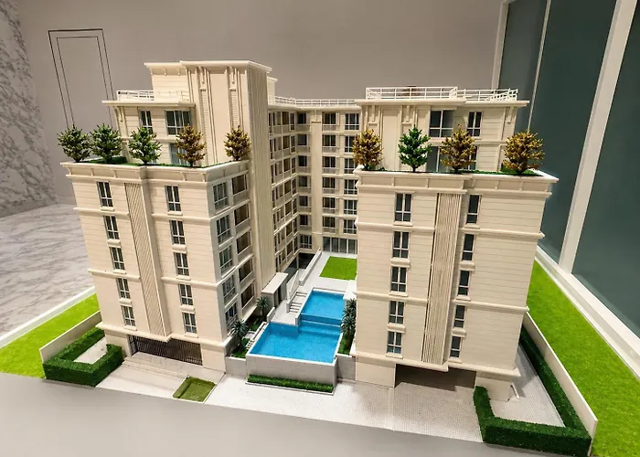 28m²/poolviewbalcony/fastwifi/kitchen/gym Apartment *